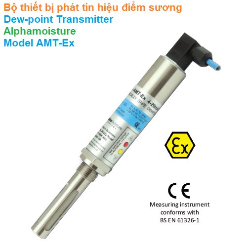 Bộ thiết bị truyền phát tín hiệu điểm sương Dew-point Transmitter - Alphamoisture - Model AMT-Ex 